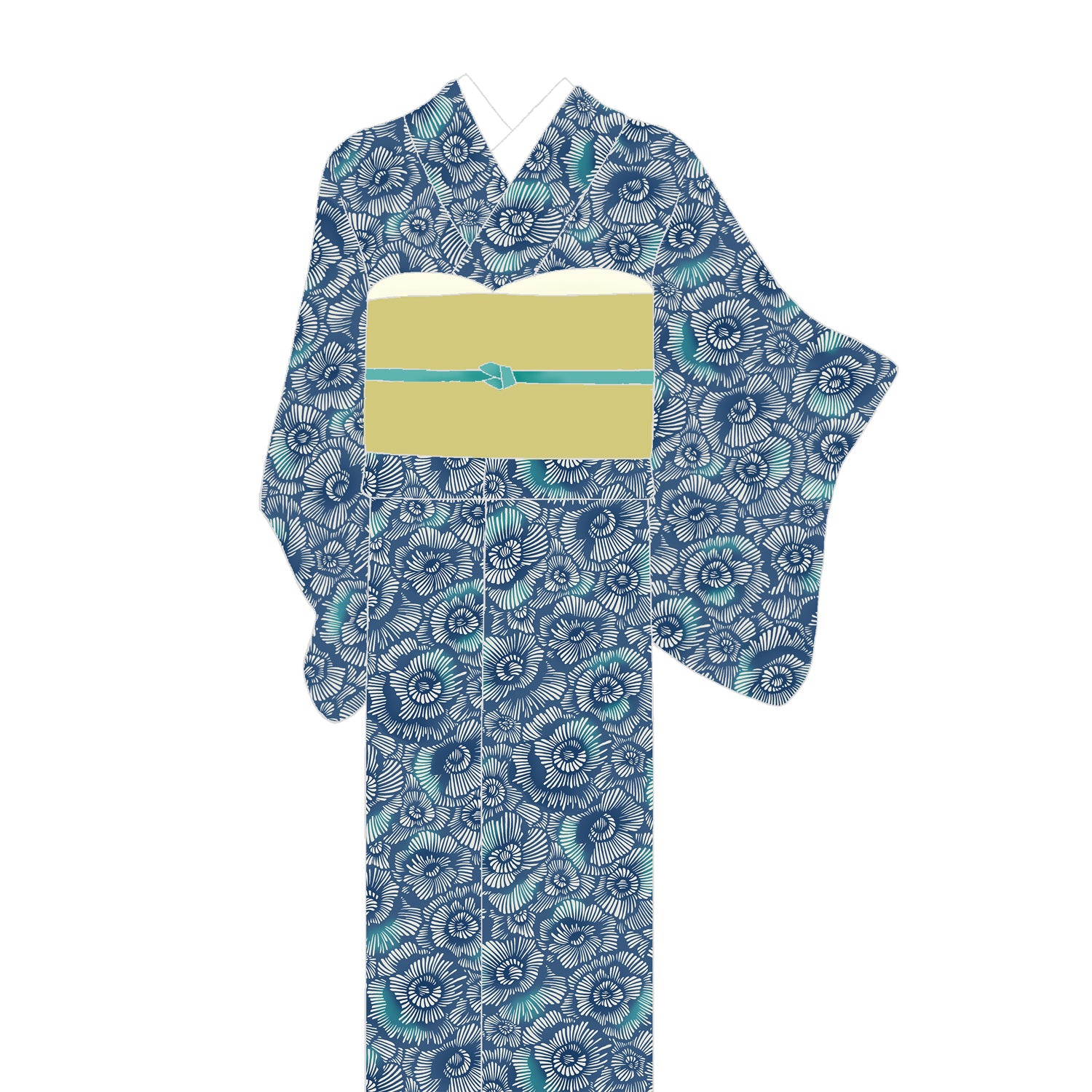 new!プレタ夏着物 夏芙蓉