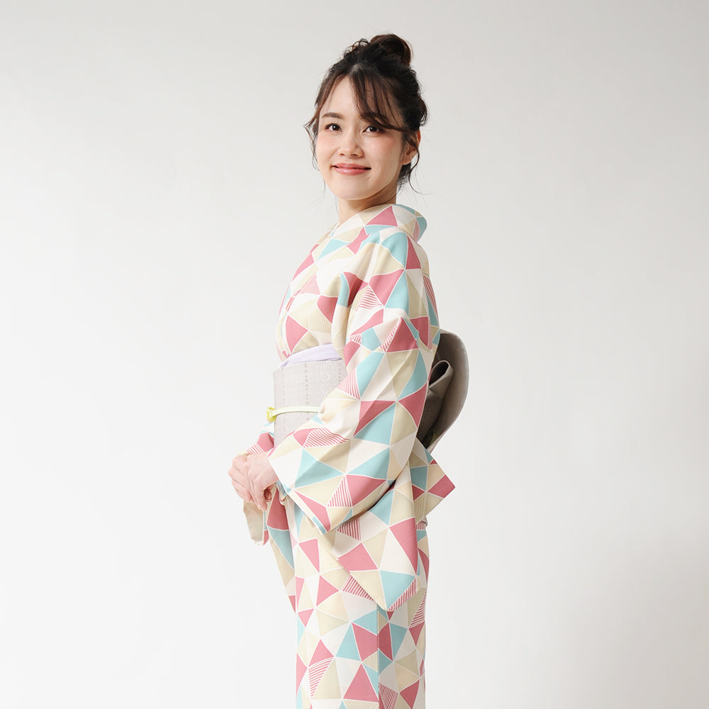京袋帯 狐の嫁入り(グレー)|前柄アレンジ|サイズ:長さ約375cm幅約31cm|素材:表地 絹100%裏地 絹綿混|生産:日本