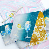 麻半巾帯 惑星カクテル