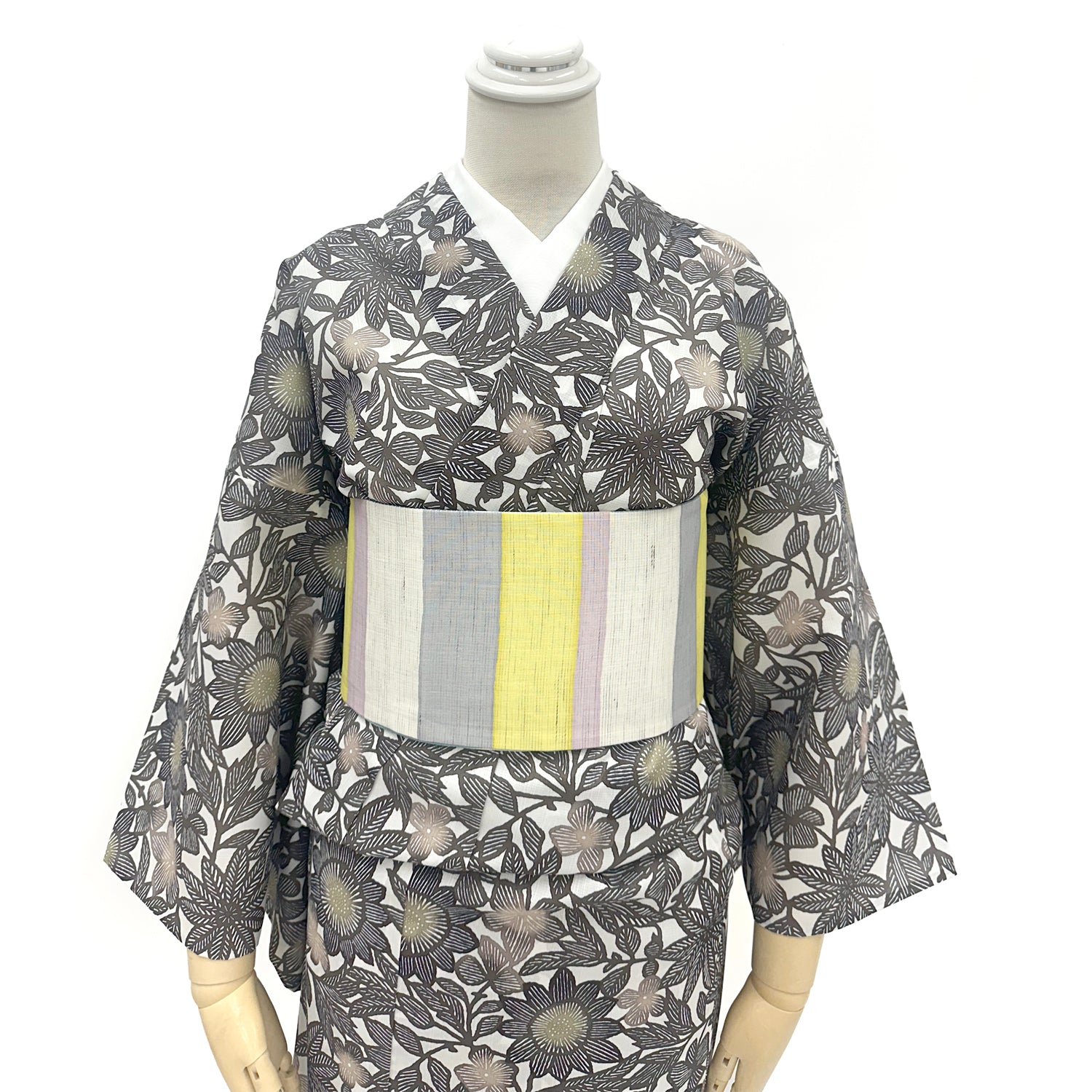 プレタ夏着物 ひまわり小紋