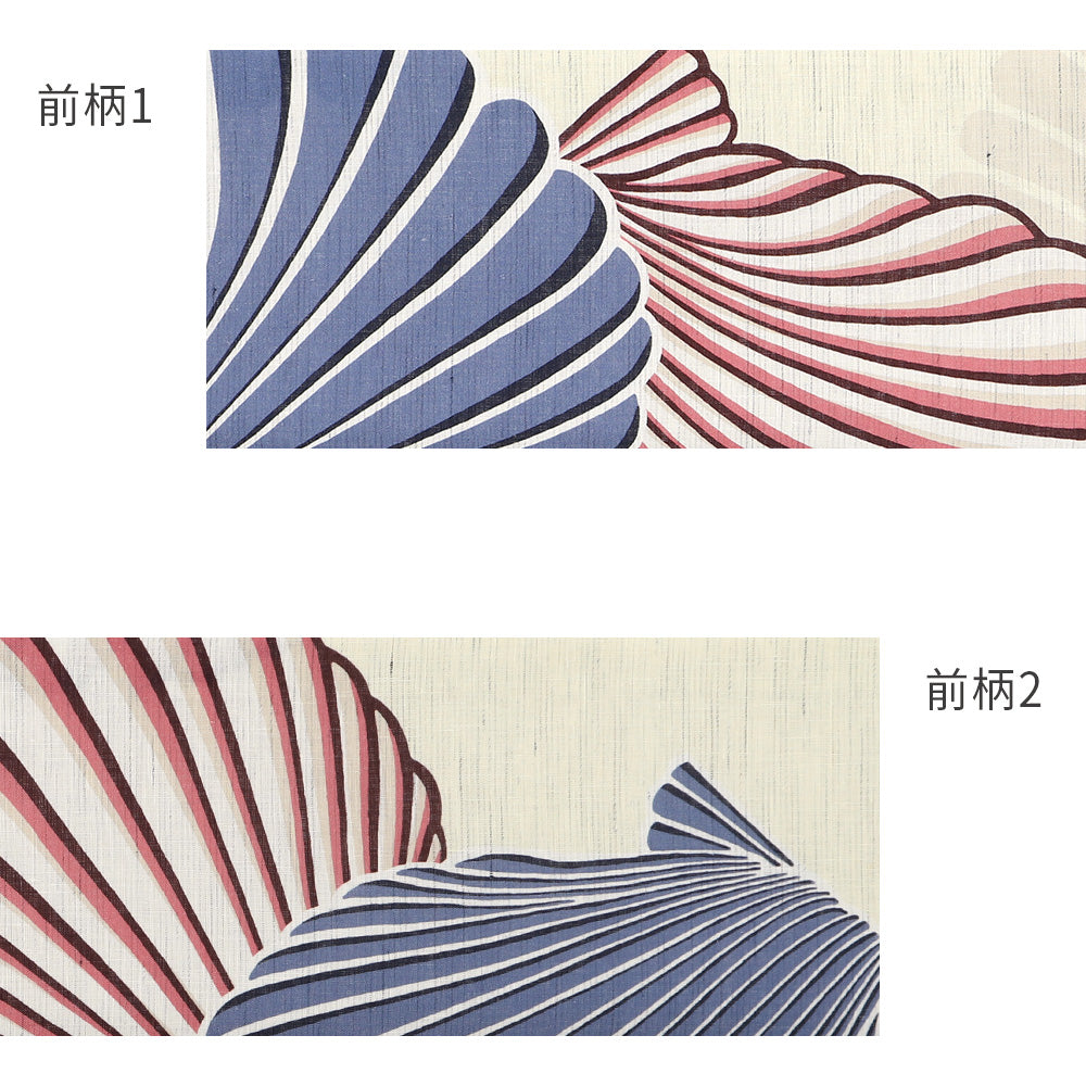 麻京袋帯 ビーナス（ベージュ）｜前柄アレンジ｜サイズ：長さ約375cm幅約31cm｜素材：表地 近江の麻100%